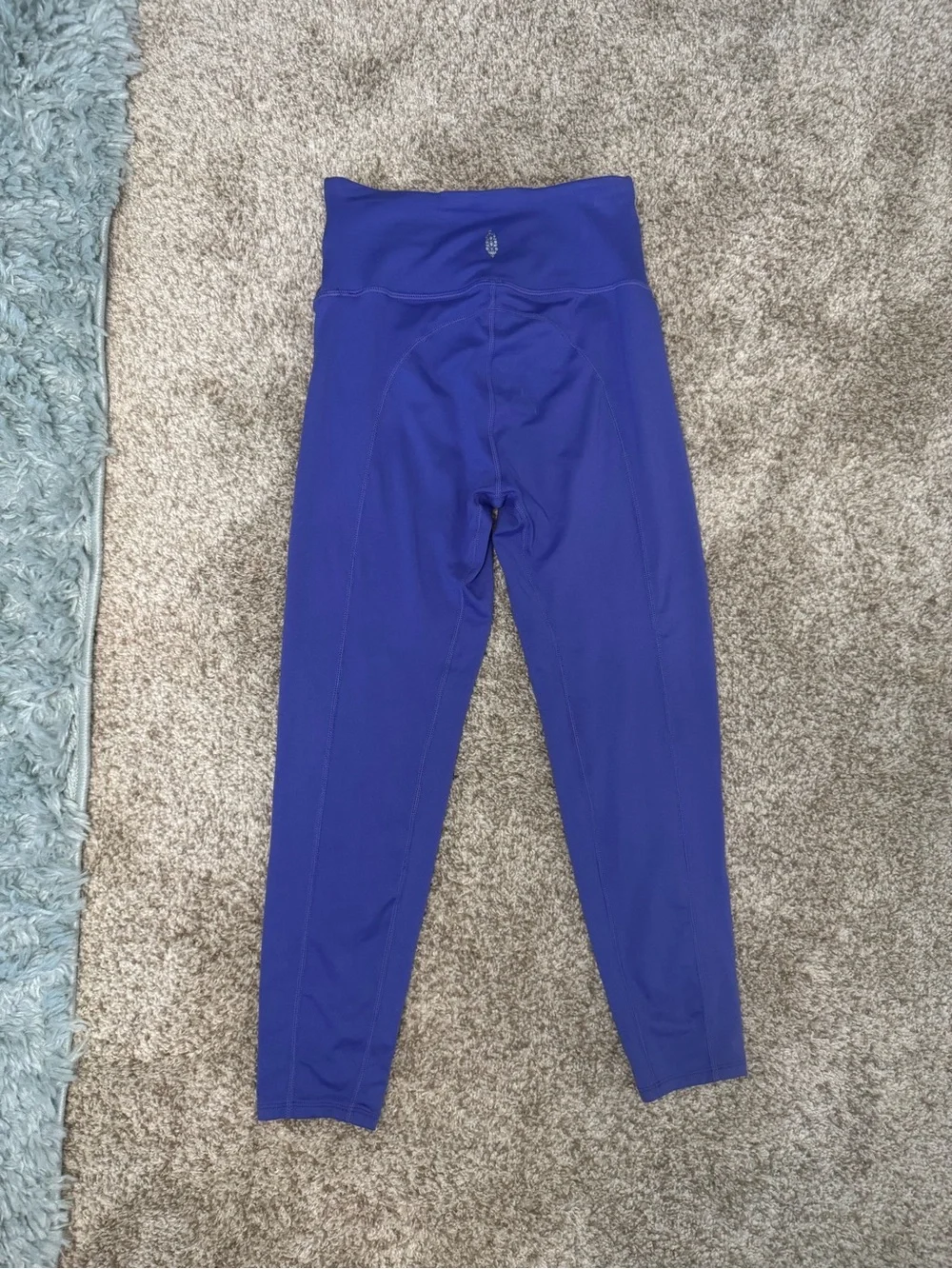 Free People Movement Breathe Deeper Moroccan Blue Leggings
